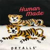 Men's T-Shirts Good Quality Cartoon Tiger Human Made Fashion T-Shirt Men 1 1 Human Made Slub Cotton Women T Shirt Streetwear Tee Mens Clothing