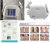 6 em 1 bolha oxigênio jato hidrelétrico Dermoabrasão Acela água Plasma Skin Nano Facial Machine