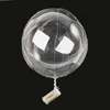 Maniglia da 18 pollici Palloncino a led Decorazione per feste Luminoso trasparente Elio Bobo Ballons Matrimonio Compleanno Bambini Regalo leggero RRA13430