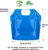 5L/10L Narzędzia do ręki zewnętrznej worki na wodę składane przenośne wody kempingowe kuchenne wody piknikowe transporter torby