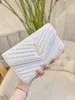 2022 Fashion Vérine de sacs à main en cuir authentique Sac à main de haute qualité Box Box Messager Messenger Bourse Chaîne avec porte-carte 268m