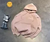 Sonbahar ve Kış Yüksek Kaliteli Tasarımcı Erkek Kadınları Hoodies Sweatshirts Çift Basit Çelik Baskılı Mektuplar Günlük Gevşek Kapşonlu Hoodedqljb