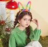 Hasenohren Stirnband Haarschmuck Plüsch Hasenohren Haarbänder Ostern Kopf Hoop Cosplay Party Kostüm für Mädchen Frauen