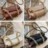 Women Solid Acrylic Chain Single Shoulder Handbags Trendy Baguette Underarm Bags Casual Soft Leather Female Flap Crossbody Bags