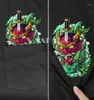 Erkek Tişörtleri Samurai Dövme Sanat T Shirt Moda Yaz Cep Baskılı Tişört Kadın Gömlek Hip Hop Üstleri Komik Pamuk Tees-3