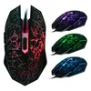 カラフルなLEDコンピューターゲーミングマウスプロのプロのウルトラプレシスゲームDOTA 2 LOL Gamer 2400 DPI USB Wired Mouse