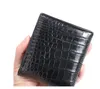 Wallets 100% Genuine/Real Crocodile Skin Leather Bank Card Holder License Case And Wallet Men Cash Purse HolderWallets