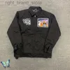 TUFF CROWD Jacket Wolf Dog Head Heavy Industry Embroidered Zipper Jacket W220813