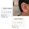 Stud 8pcs/set Fashion Piercing Earrings Set Women Jewelry Creative Retro Simple Single Ear Zircon Bijouteria H8WFStud Kirs22