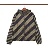 2022 Fashion Men Jacket Coat Coat Long Sleeve Stipper Windbreaker Jacket Stack