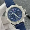 Mens Watch Grey face Japan VK Quartz movement Full working stopwatch 1884 Heavy satinless steel Designer Male wristwatch 46mm