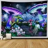 Sepyue paddestoel muur tapijtwand hangende thuiskamer decoratie muur decor boho hippie psychedelic starric sky print deken dunne j220804