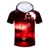 Halloween homme horreur château t-shirt vêtements de rue vente en gros t-shirt à capuche 6XL hommes 3D vêtements imprimés 220623