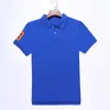 Mensr Polos T Classic Cotton Big Horse Polo Shirt أعمال حيوانية غير رسمية صيف قابلة للتنفس.