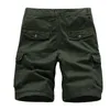 Shorts masculinos verão masculino casual carga masculino solto trabalho homem militar calças curtas trouers plus size 29-40 w220331