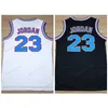 Nikivip Ship från oss Michael MJ #23 Tune Squad Space Jam Basketball Jersey Movie Men's All Stitched White Black Jerseys Size S-3XL Top Quality