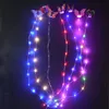 24x DIY Hair Accessories For Women Girls LED Lights String Blink Styling Tools Braider Carnival Night Bar Club Party Gift260B294N