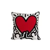 Coussin/oreiller décoratif anneau velours amour câlin laine rouleau canapé copines saint valentin amoureux cadeau mariage coussinCoussin/décoratif