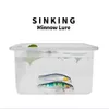 Nya K1626 Minnow basfiske lockar - Jerkbait Sinking Lure Set Hard Baits Crankbait For Trout Catfish Musky Bluegill Fishing Plug 5pcs/Kit