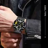 Watches 2023 New Men Wheel Rim Hub Titta på rostfritt stål Mesh Belt Sport Car Waterproof Creative Leather Clock Montre Homme 220726
