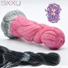 Sxxy 메두사 트위스트 초보자를위한 판타지 섹시한 장난감 다채로운 항문 플러그 피부 Silicone Dildo Vagina Massage 친밀한 제품