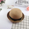 Breite Krempeln Hats Model Eltern-Kind niedliche Fliege Biege Sonnenmädchen Hand gemachtes Stroh Schatten Hut Sommer Frau Strand Hatwide Chur22