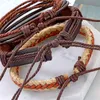 Braccialetti con ciondoli Catena multistrato Bracciale in pelle di pesce Donna Uomo Moda Perline regolabili Bracciale avvolgente 2022 Gioielli braccioCharm Inte22