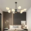 Lampes suspendues universelles E27 tête de lampe nordique salon lustre post-moderne salle à manger lumière luxe créatif lampe pendante