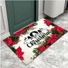 Tapis Joyeux Noël Paillasson Fond En Caoutchouc Tapis D'entrée Intérieur Et Extérieur Paillasson Xmas Maison Ornements Navidad Année Cadeau 2022Tapis