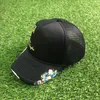 Ball Caps Witte Graffiti Casual Hat Curved Bronge Baseball Cap voor mannen en vrouwen Casual Letters Logo Printing