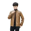 Herrjackor Herrläder avslappnad långärmad 2022 Vår- och höstjacka kappa koreansk version Slim Fashion Trend M-4xlmen's