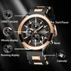 Sport Herrenuhr Top Marke Luxus Wasserdichte Quarz Armbanduhr Militär Chronograph Uhren Für Männer Datum Uhr Mann