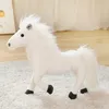 Animaux Simulation Chevaux En Peluche Animaux En Peluche Poupées Vraie Vie Cheval Jouet Oreiller Pour Enfants Enfants Créatifs Décor D'anniversaire Cadeaux 25 cm LA