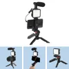 Jumpflash Tripod Holder Vlogging Kits Live Selfie LED Fill Light Integration with Remote Control Microphone for YouTube 2203224910