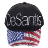 Custom high quality baseball caps for women Cotton Rhinestone Hat snapback cap with letter Desantis wholesale BBA13401