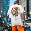 Upriasing Harajuku Tee Street Personality Personality Hip Hop футболка в Европе и Америке футболка с коротким рукавом 220521