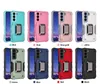 Shockproof Armor Case for Samsung Galaxy S21 S22 A12 A23 A33 A22 A53 A73 A32 4G 5G Silicone PC Metal Ring Stand Phone Back Cover