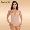 Body Femmes Body Gainant Shaper Avec Coupe Corps De Compression Gaine Ventre Taille Formateur Réducteur Sous-Vêtements Amincissants 220813