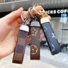 17 color PU Leather Keychain bulk Buckle lovers Car Handmade keyring Men Women Bag Pendant Accessories