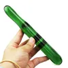 Dildo di vetro cetriolo verde plug anale vibratori vaginali tappo ano Tappi di testa erotici giocattoli sexy per coppie lesbiche lesbiche Articoli di bellezza