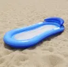 Zomer buitenzwembad opblaasbaar water matras bed mode drijvende water hangmat met zonnescherm zwembaden leisure dek stoel vlotters volwassenen zwemmen ring