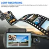 3.0 '' 1080p Dual Lens Car DVR Dash Cam Video Recorder G-sensor Front och Bakkamera nattvision