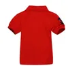 Barn tshirt designer polo baby pojke flickor skjortor broderi hästkläder barn polos shirt314z312n6407642