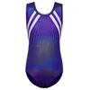 Children Girls Dancewear Print Leotard Sleeveless Dance Wear Cute Girl Cartoon Pattern One-Piece