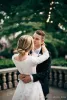 2022 Robes de mariée country robe nuptiale avec 3/4 manches longues en dentelle applique scoop cou tulle sweep train sur mesure