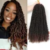 Passion Twist Hair Water Wave Crochet Hair Passion Twist Braiding Hair For Black Women LS06