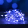 Strängar Fairy Lights Copper Wire LED Light String Christmas Garland Outdoor Garden Waterproof Indoor Bedroom Wedding Year Decorled5812477
