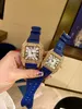여성 고급 시계 패션 다이아몬드 시계 34mm 고품질 달 시계 하늘 거주자