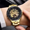 Wristwatches Mens Stainless Steel Automatic Watch Top Mechanical Tourbillon WristWatch Waterproof Business SteelWristwatches WristwatchesWri