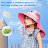 Kocotree Wide Brim Children Sun Hat Kids Panama Cap Summer Beach Girls Travel Outdoor Fashion Cute Dinosaur Boy Casual Hats 220611